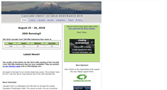 Desktop Screenshot of cascadecrest100.com
